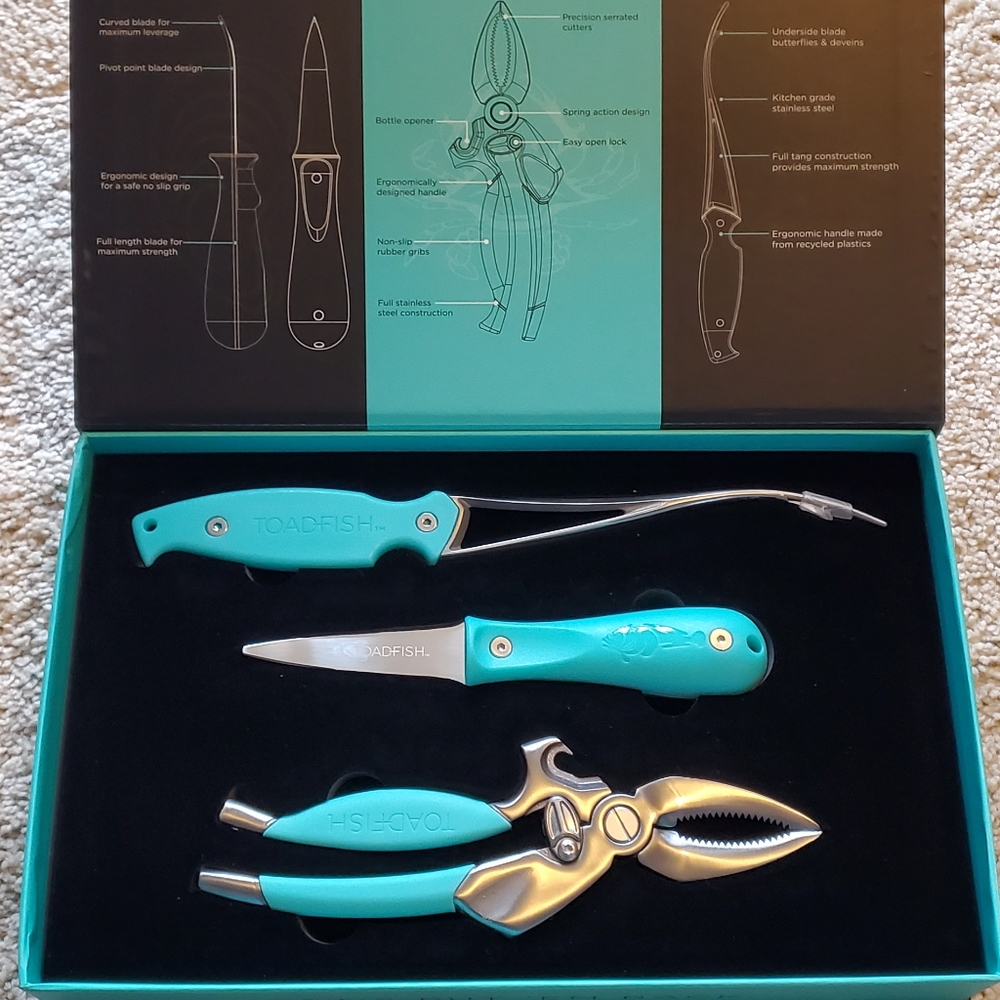 Toadfish Coastal Kitchen Collection (Shellfish cooking tool set)